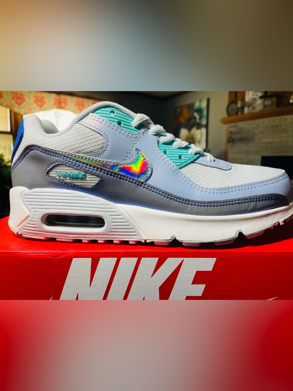 Nike Air Max 90
FP Aura Sapphire 
7Y-8.5W